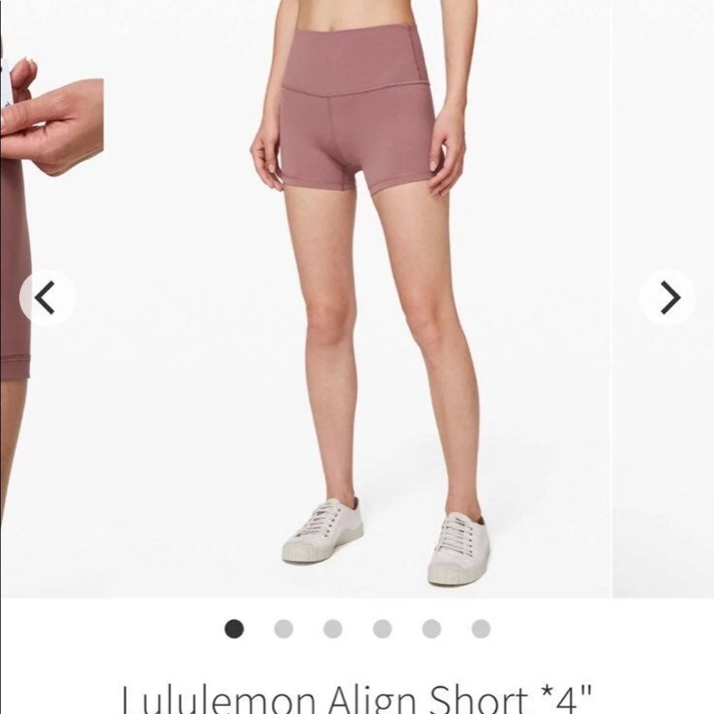Align Shorts 4” size 2
